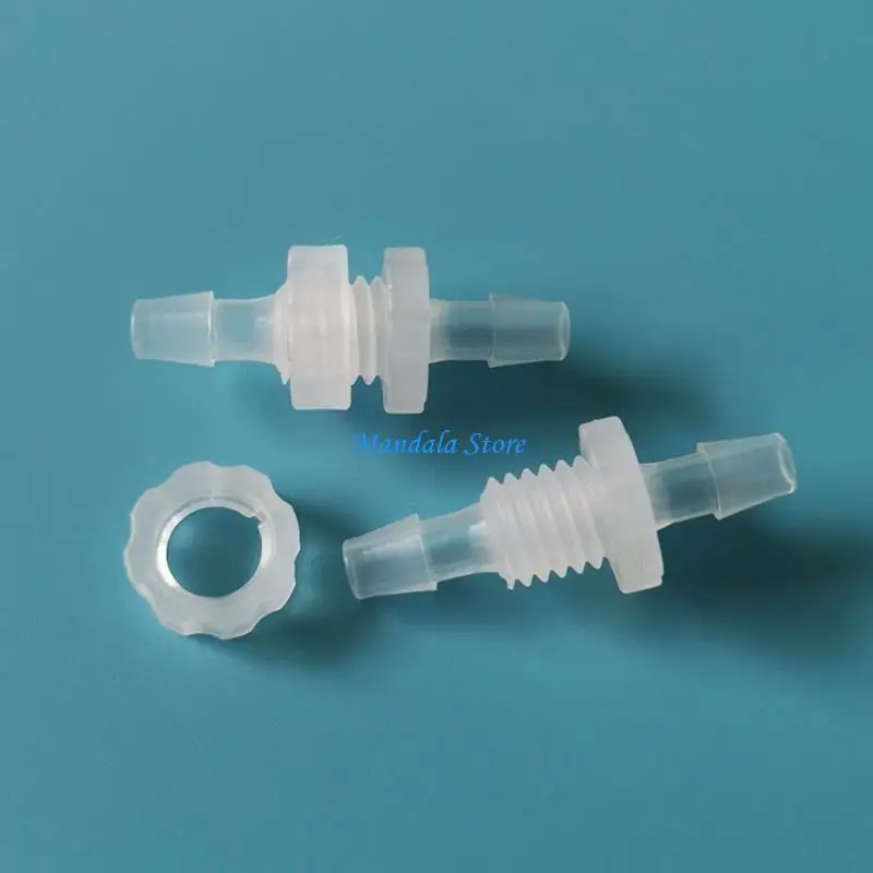 U2JC 10 Sets Convenient Threaded Hose Connectors 3/16" Pipe Connector Fittings