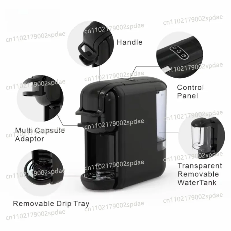 19 Bar 3 In 1 Multifunctional Single Capsule Coffee Maker Electric Automatic Coffee Machine For Home Office Cafe Use