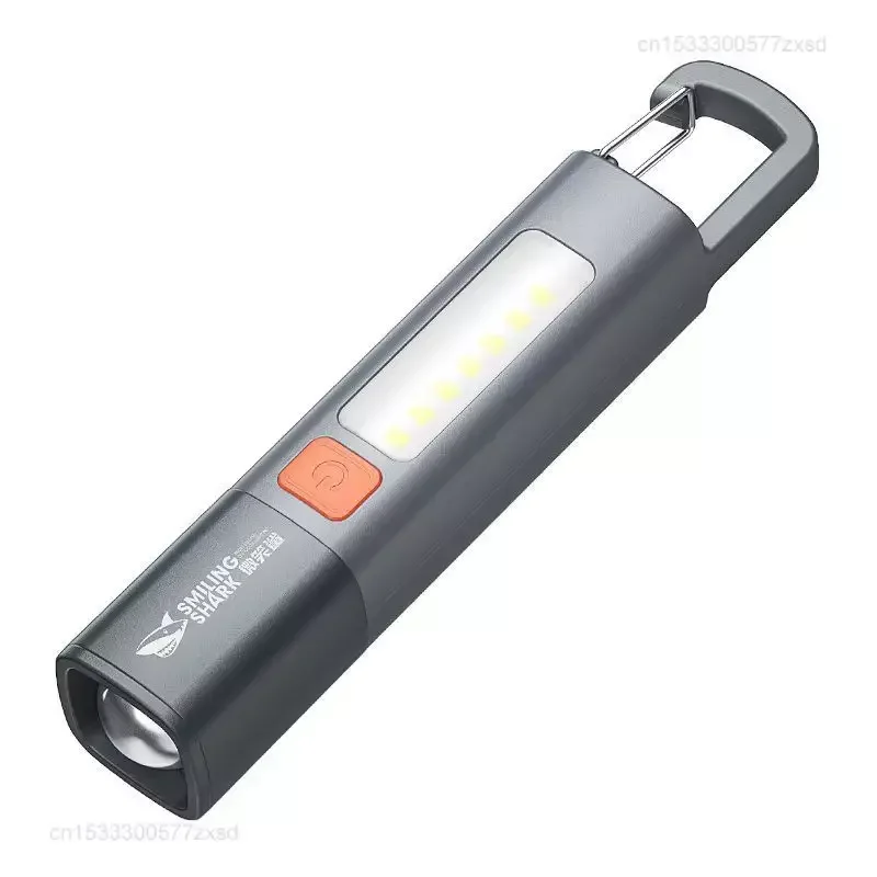 Xiaomi Outdoor Flashlight Portable Strong Light Variable Focus with Floodlight Side Light Home Portable LED Flashlights Camping