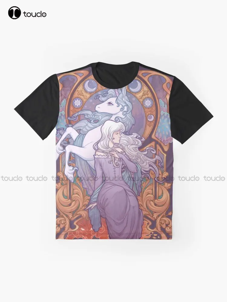 Lady Amalthea - The Last Unicorn Graphic T-Shirt Custom Aldult Teen Unisex Digital Printing Tee Shirts Custom Gift Xxs-5Xl