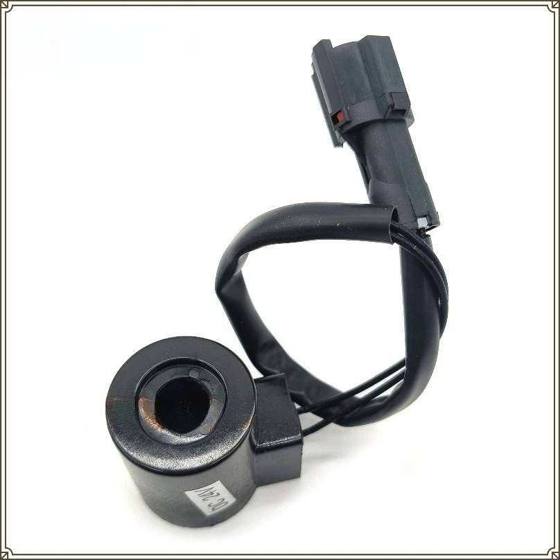 For Hitachi EX55/70/60/200-6/C210/135/120 Travel Speed Solenoid Valve Coil 12V/24V Excavator Parts
