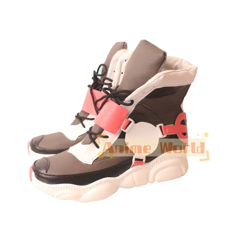 Hat Man Gear Maker Asuka R. Kreuz Cosplay scarpe Halloween Carnival Boots Cosplay Prop Anime PU Leather Shoes Custom Made