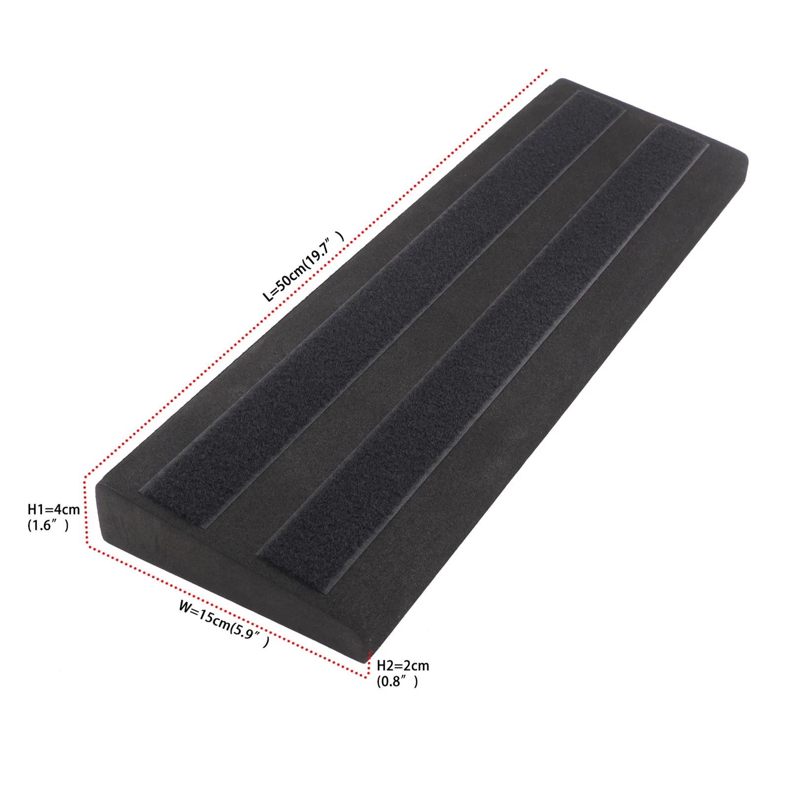 Gitarren-Effektpedalboard Hochdichtes EVA-Pedalboard Leichtes Tragbares Effektpedalboard mit Klebeband Kabelmanagement – Detail 8