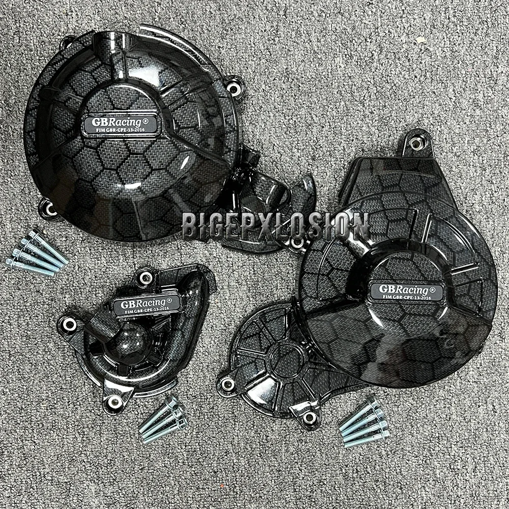 RS660 NEW Honeycomb Printing Motorcycles Engine Cover Protection For Aprilia RS 660 / TUONO 660 2021-2025 & TUAREG 660 2022-2025