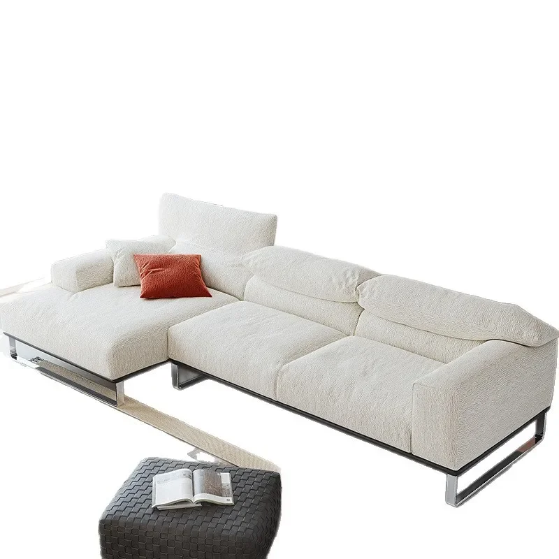 

Designer's new functional sofa antique straight row simple fabric