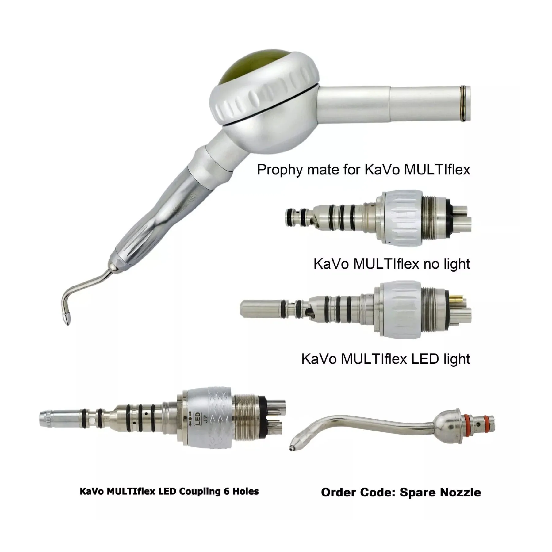 Dental Air Flow Hygienist Prophy Mate Jet Polisher For Kavo Multiflex Coupling