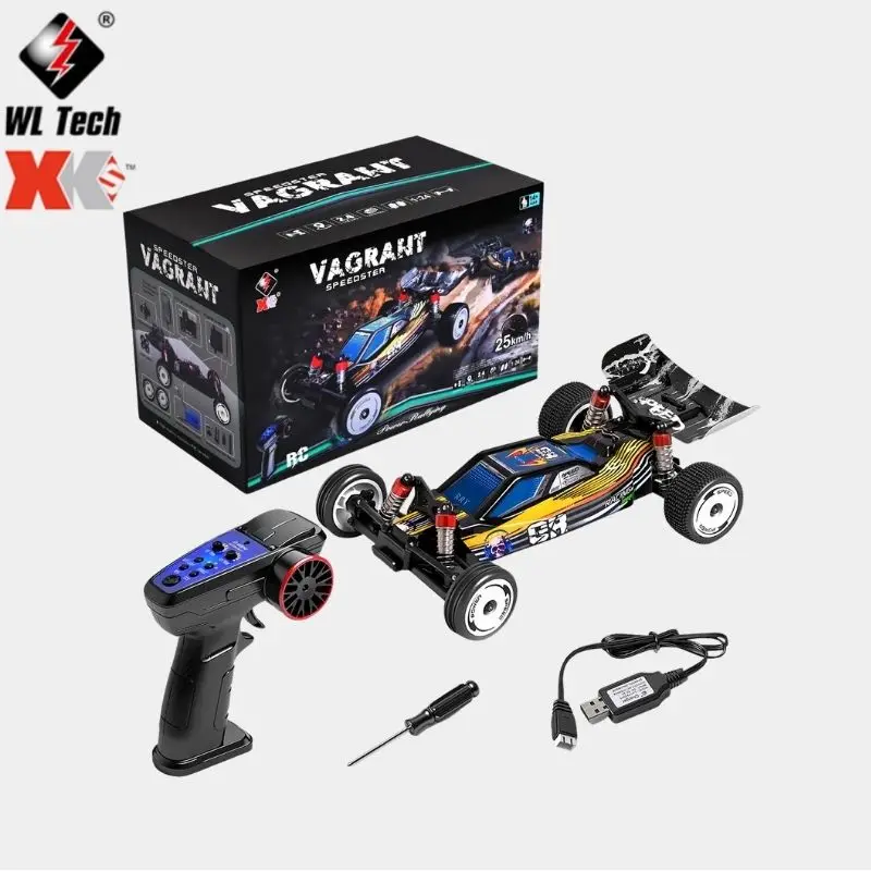 

WLtoys 244016 1/24 Scale High Speed Remote Control Car 2WD Drift Racing Toy 2.4G All Terrain 25KM/H Christmas Gift