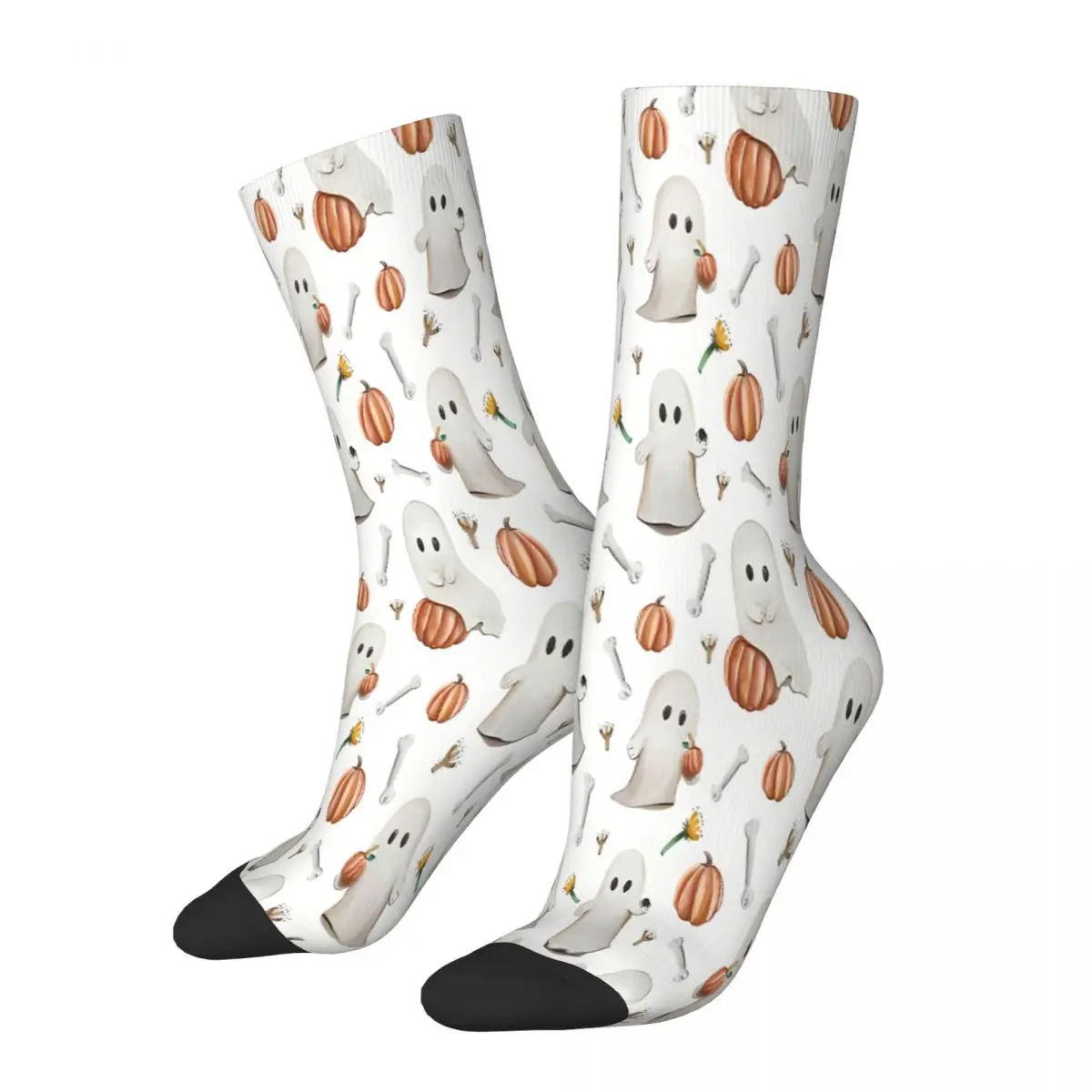 HALLOWEEN PARTY Ghost Socks Male Mens Women Autumn Stockings Harajuku