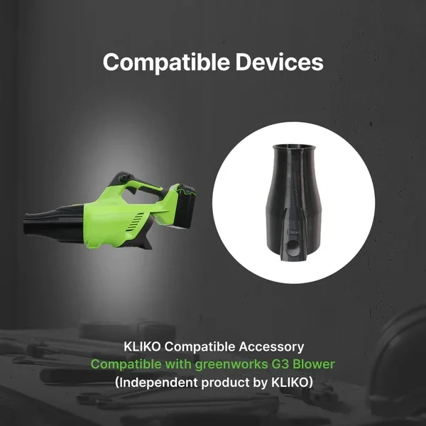 Concentrator Stubby Nozzle Focused Air Outlet Tip Replacement Parts Fit Greenworks G3 Cordless Leaf Blower Power Tool Accessory
