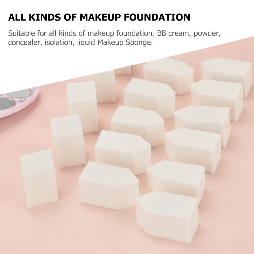 50 Pcs Small Arrow Puff Makeup Supplies Foundation Sponge Blender Latex Girl Powder Natural Clean Synthetic Cosmetics