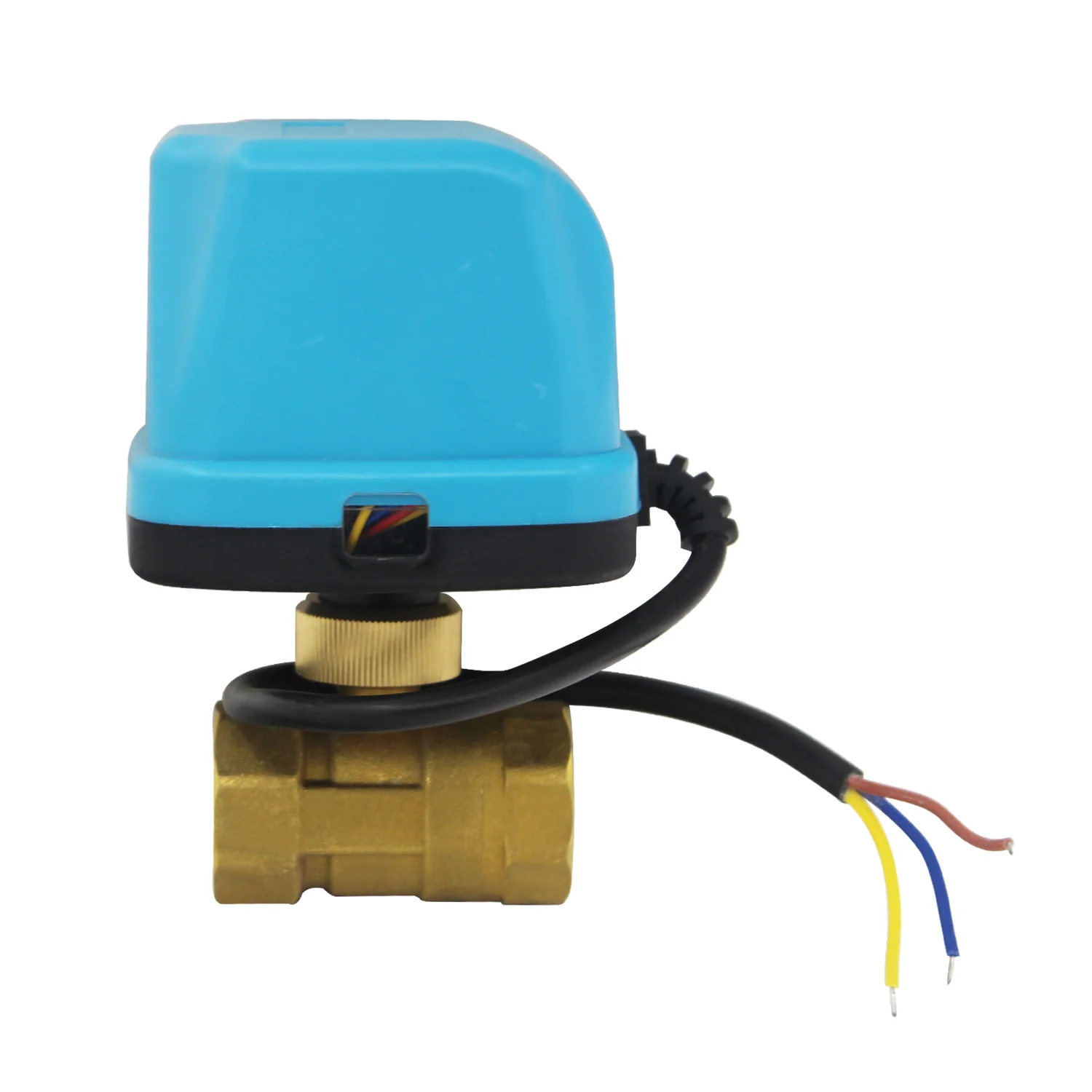 

DN15/20/25/32/40 AC220V 12V 2 way Brass Electric Ball Valve Three Wire 1 Control 2-way Solenoid Valve 1/2" 3/4" 1"