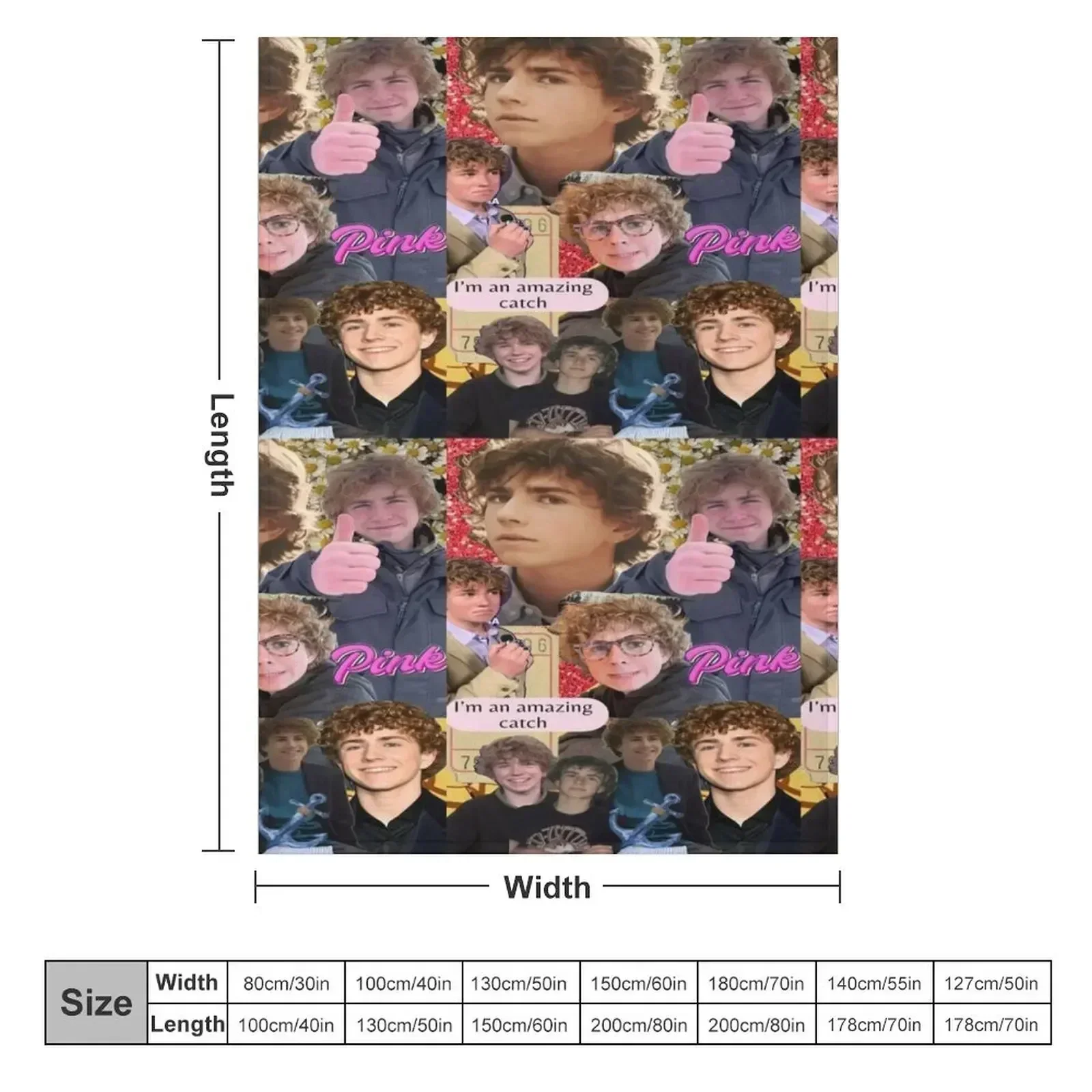 percy jackson walker scobell collage Throw Blanket wednesday blankets and throws Luxury Brand Retros Blankets