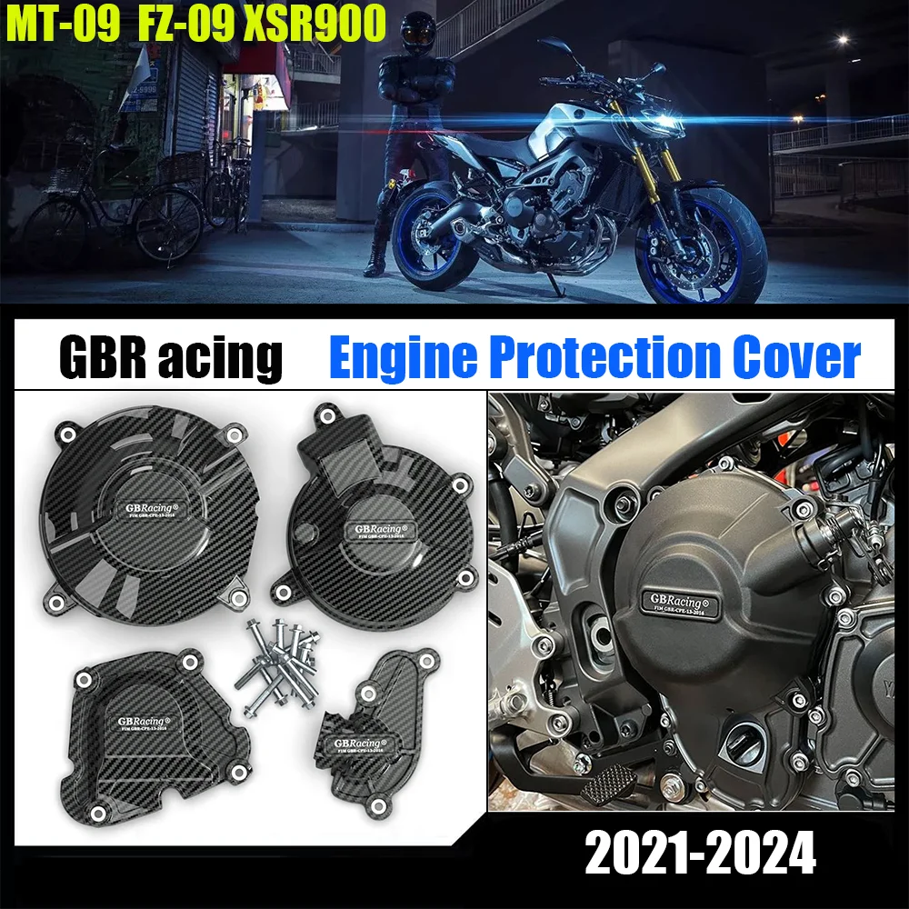 

New 2024 MT09 Motorcycle Engine Protection For Yamaha MT-09 / MT-09 SP / FZ-09 Tracer & Scrambler 2021-2024 / XSR900 2022-2024
