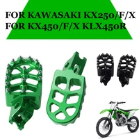 Reposapiés para motocicleta, pedales para KAWASAKI KX250F KX250 F KX450F KX450 X KLX 450 R KLX450R KX250X KX450X KX 250