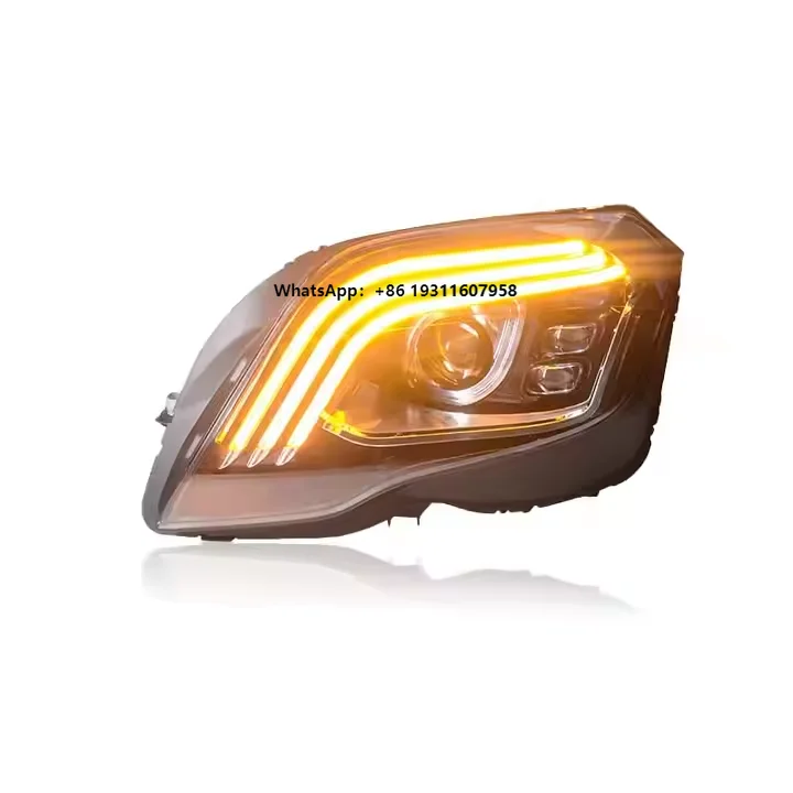 

Auto Car Parts for Benz GLK GLK200 GLK260 GLK300 08-15 Head Lamp LED Headlight LED Dual Projector Front Lamps Turn signal