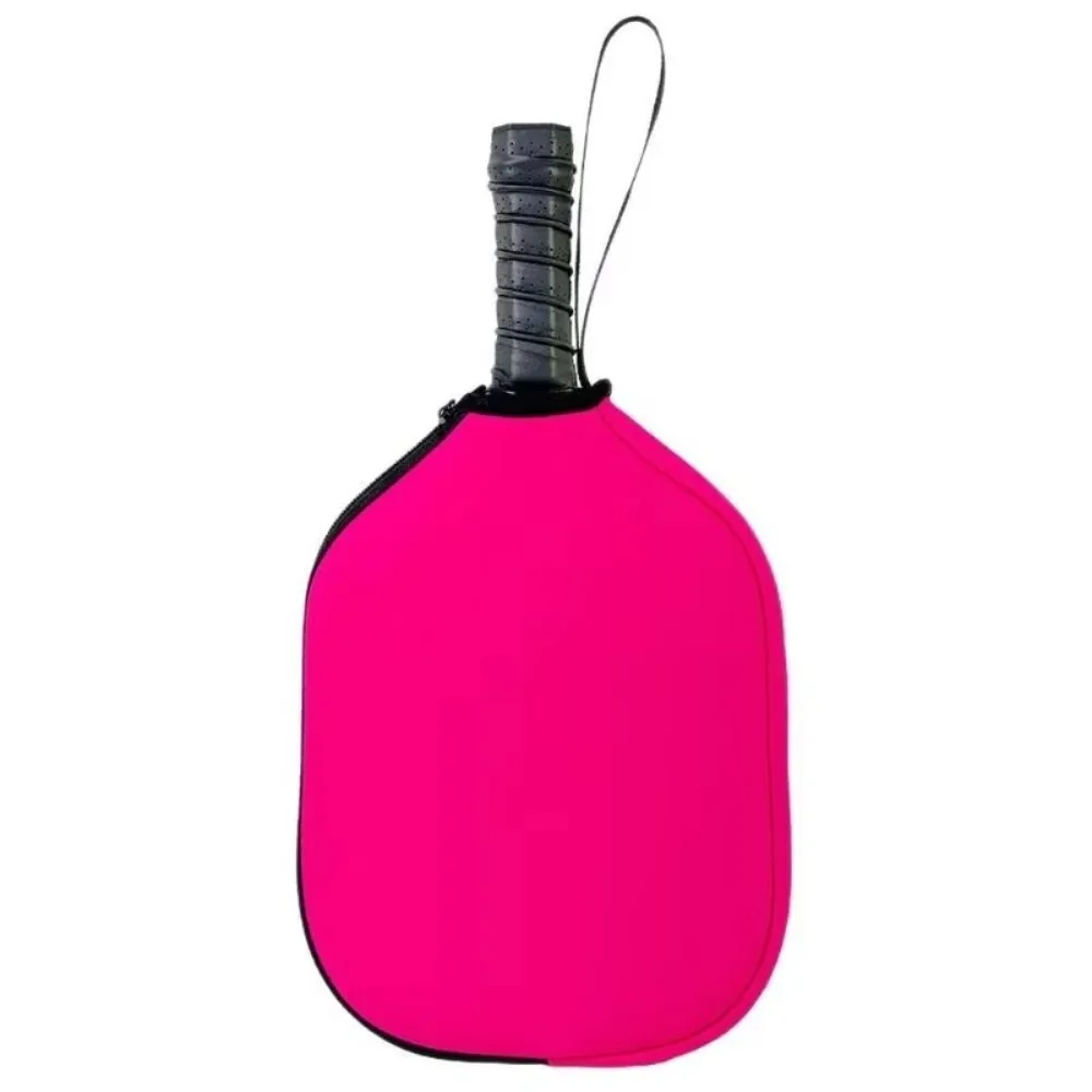 Lightweight Pickleball Paddle Cover Neoprene Waterproof Pickleball Paddle Case Durable Secure Zipper Pickleball Protector Bag