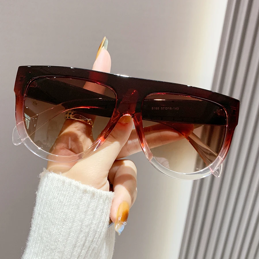 Retro-Sonnenbrille mit großem Rahmen, trendige Damen-Sonnenbrille im europäischen und amerikanischen Stil, Persönlichkeits-Sonnenbrille, Modeaccessoires