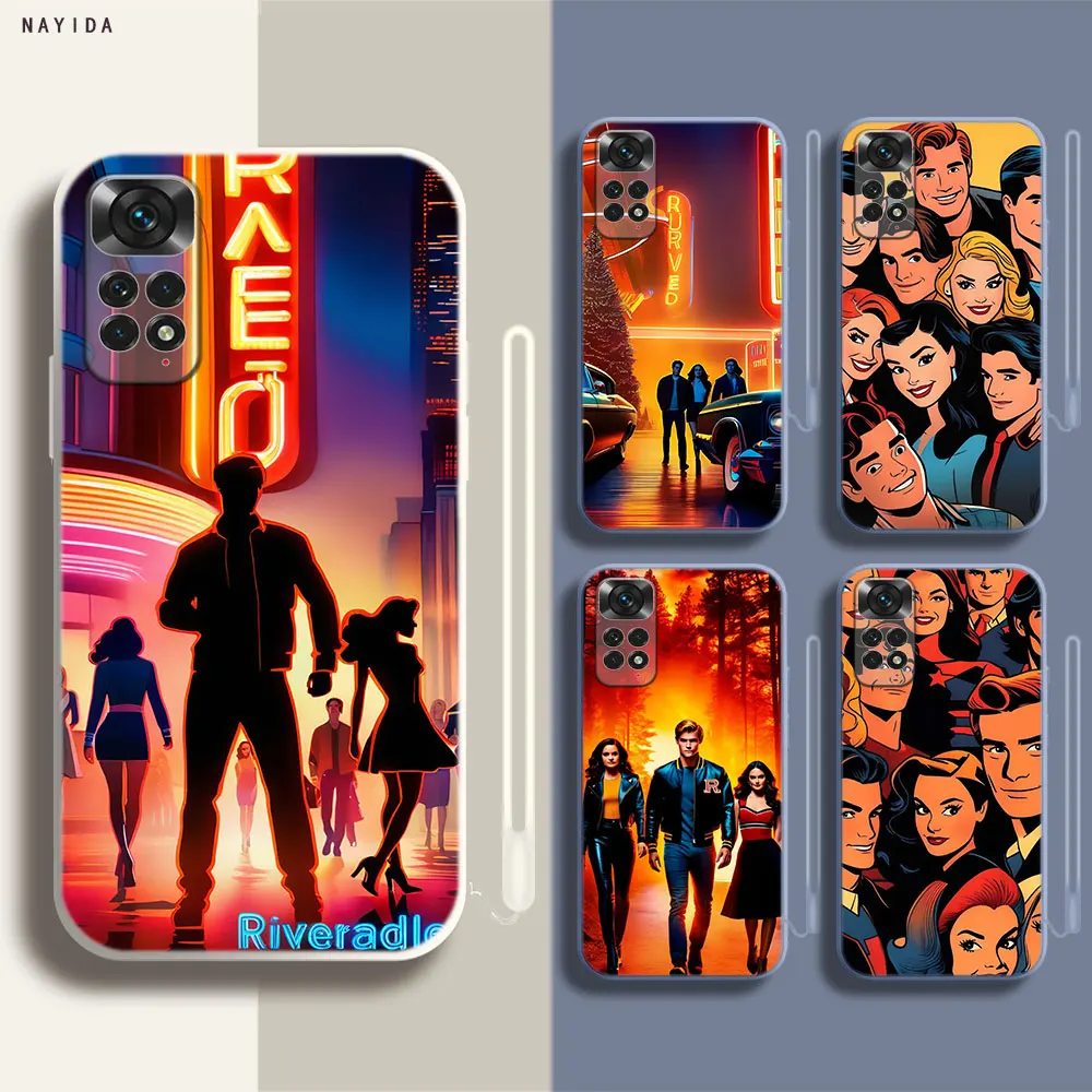 Phone Case For Xiaomi Redmi Note 12 11 12S Pro Plus 12c 11a 4G 5G Soft Silicone Original Cover American TV Riverdale