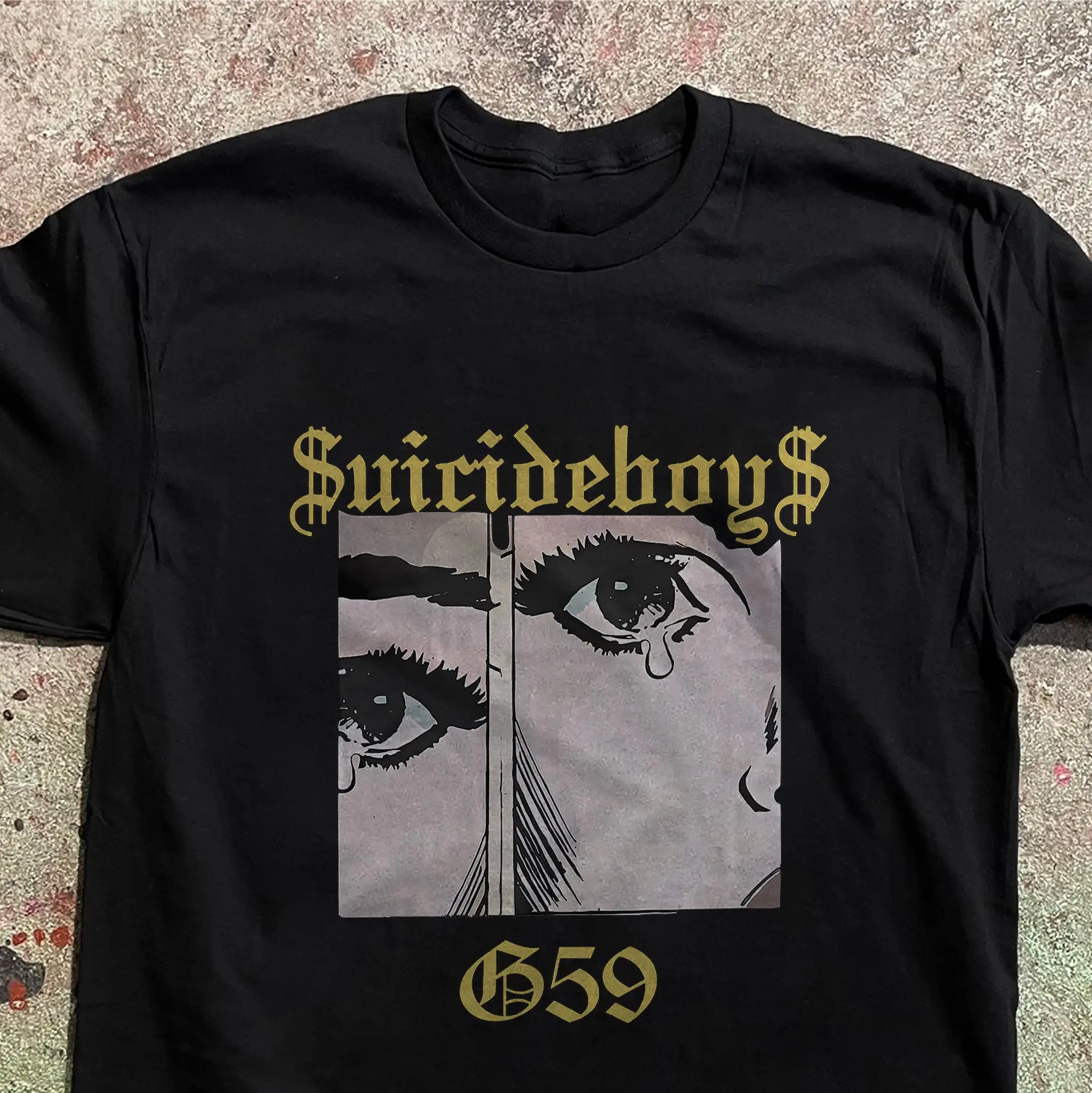 Sommer Damen Vintage Suicideboys G59 T-Shirt Streetwear Übergroß Locker Lässig Kurzarm Geeignet für Alle Jahreszeiten – Detail 3