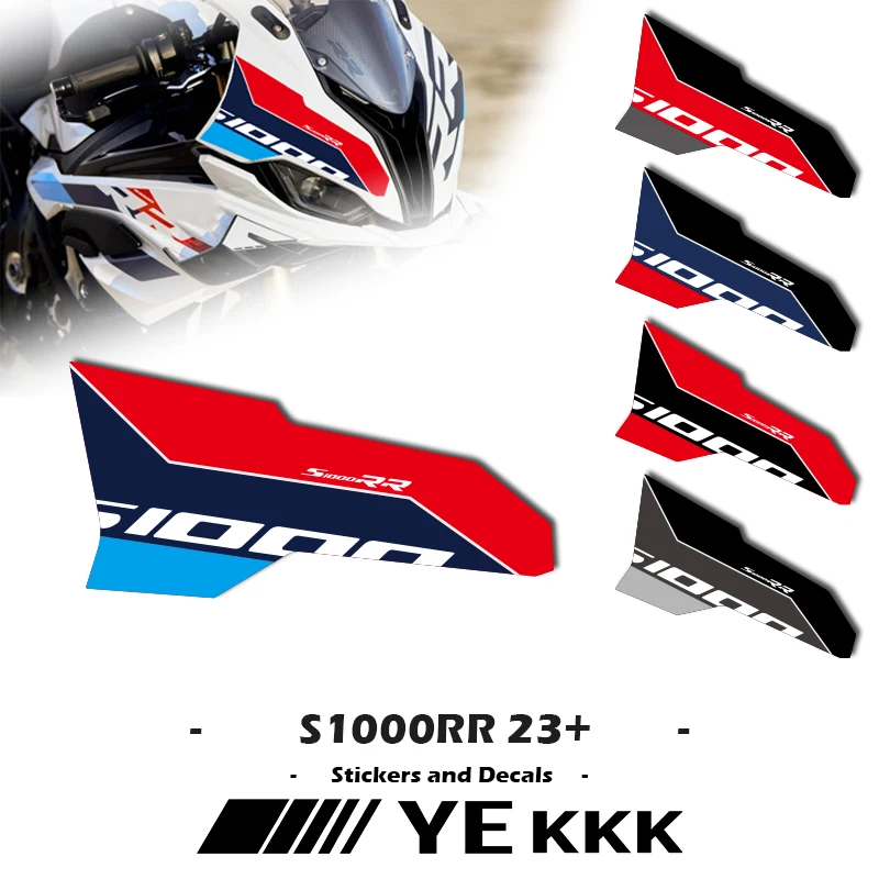 For BMW S1000RR S 1000 RR S1000 2023 2024 Motorcycle Fairing Shell Front Sticker Decal Left New Design 2019-2024