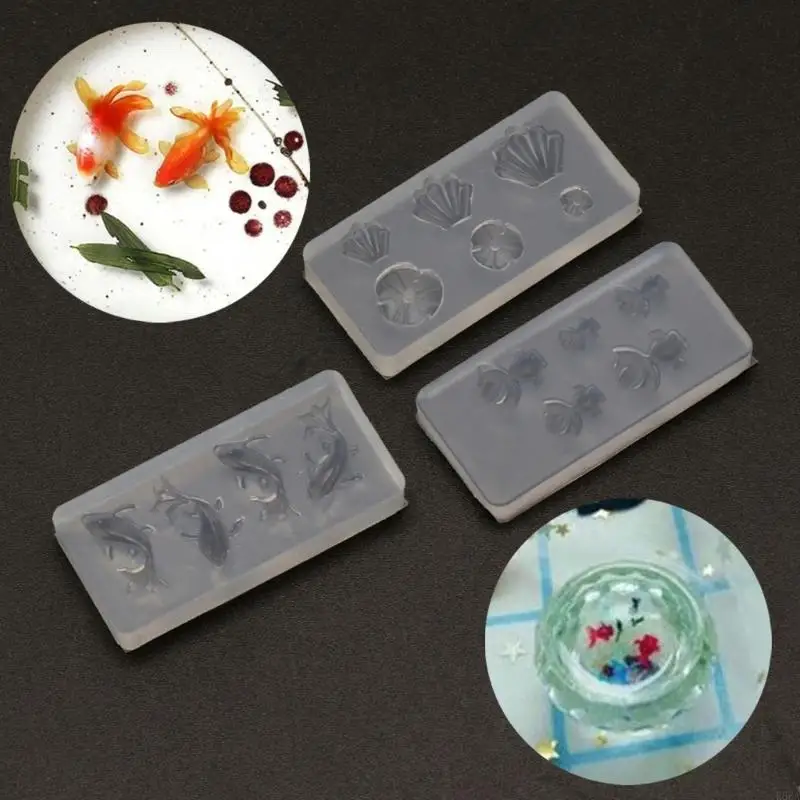 r66a 3pcs 미니 크기 보석 펜던트 곰팡이 곰팡이 수지 수지 이어링 목걸이 매력 곰팡이