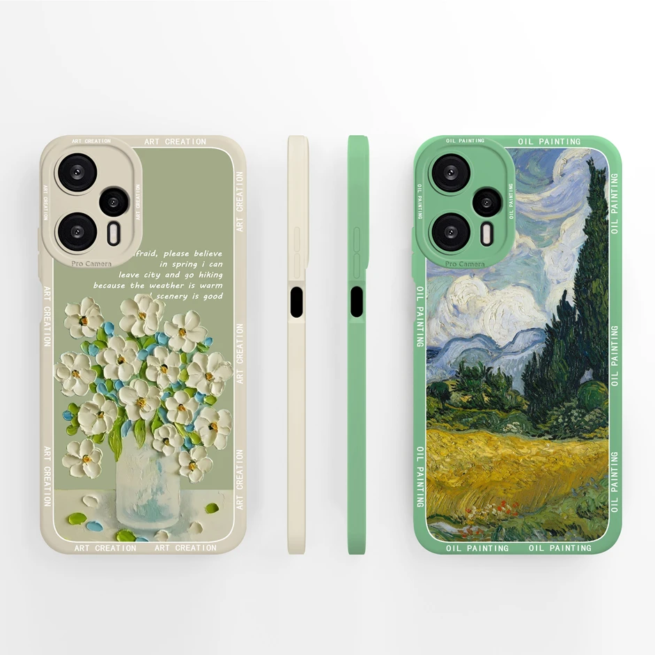 For Xiaomi Poco F5 5G Case Cute Flower Cartoon New Design Style Liquid Silicone Shell For Xiaomi Poco F5 Pro 5G Prevalent Fundas