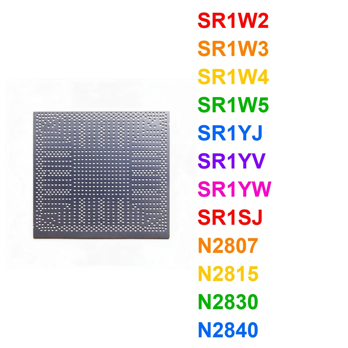 Direct heating SR1W2 SR1W3 SR1W4 SR1W5 SR1YJ SR1YV SR1YW SR1SJ N2807 N2815 N2830 N2840 N2930 N2940 N3530 N3540 stencil
