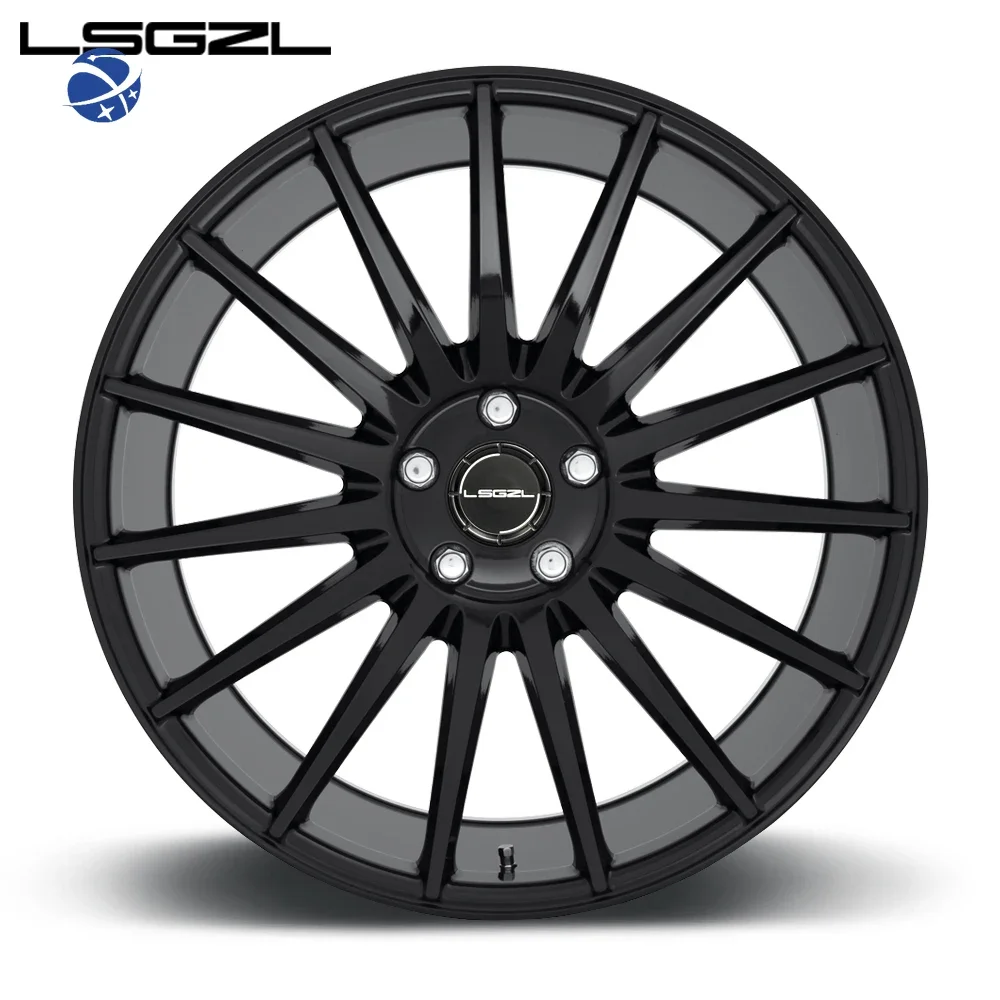 Yun Yi LSGZLchrome Black High Quality Monoblock Forged Aluminum Alloy Passenger Car Rims Wheels Hub