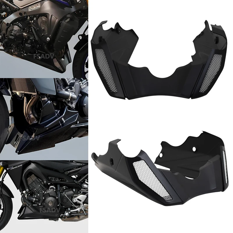 

Для мотоциклов YAMAHA MT-09 MT 09 SP Tracer 9 GT 2021-2025 XSR900 FZ9: Защита картера, нижний спойлер, обтекатель двигателя и шасси