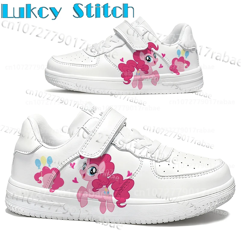 

Новые детские кроссовки My Little Student с милым принтом граффити, водонепроницаемые, из кожи, нескользящие, удобные, белые туфли для девочек