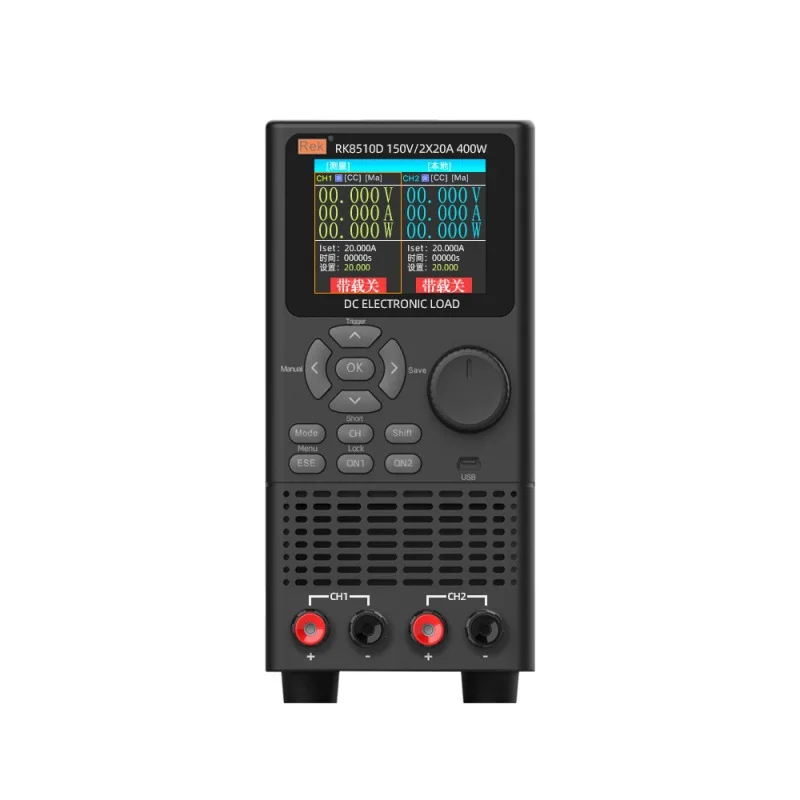

Merrick RK8510D Dual Channel Electronic Load 200W High Precision RS232 Communication Load Meter Dual Channel 400W