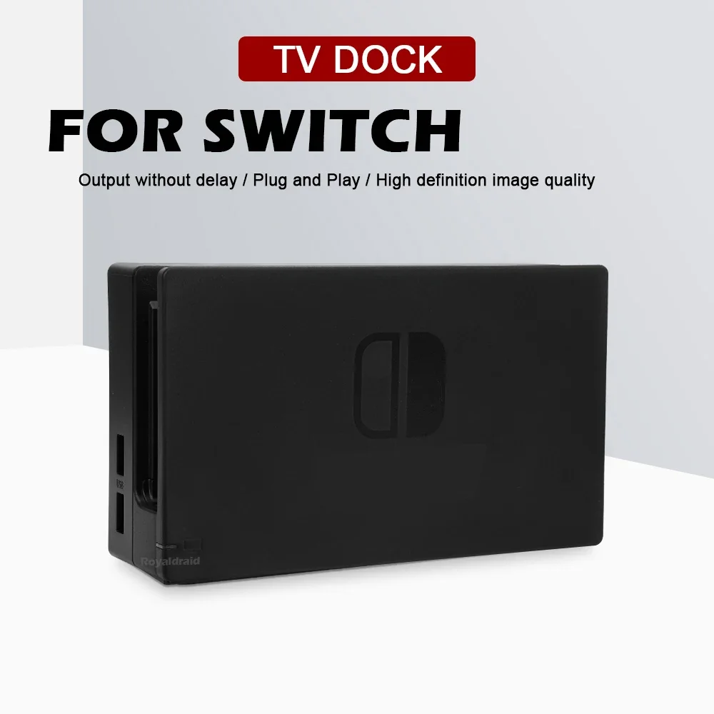 2IN1 For NS Switch TV Dock Charging Base For Nintend Switch TV HDMI-Compatible Dock Stand Station + AC Adapter Power Supply image 3