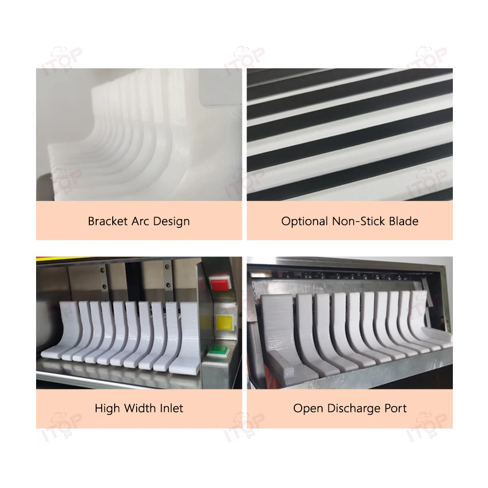 ITOP Electric Sushi Cutter Sushi affettatrice Sushi tagliatrice opzionale 8/10/12 fetta efficiente per Sushi ristorante/caffetteria