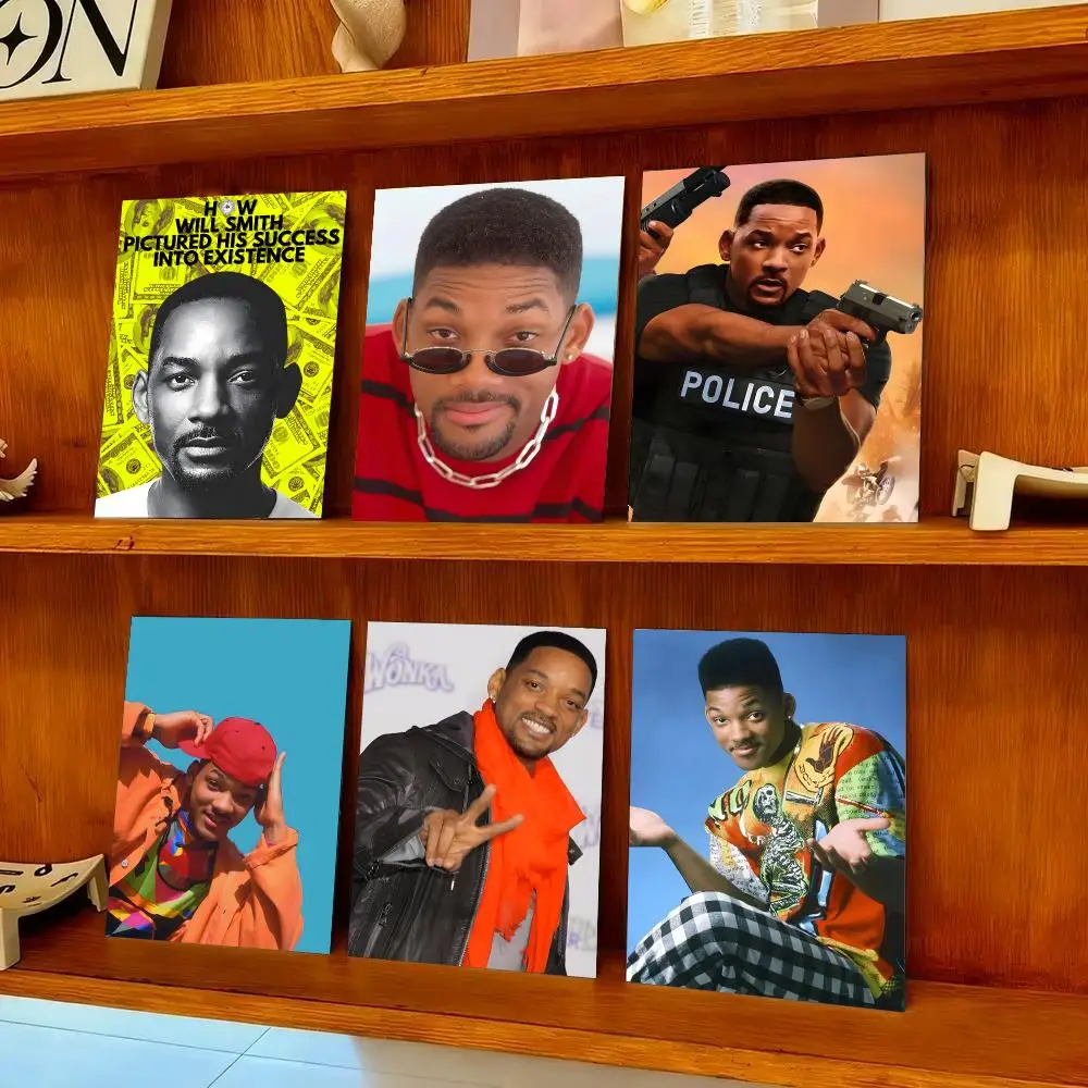 W-Will Smith Poster HD Self-adhesive Waterproof Paper Sticker Suitable For Living Rooms Bedrooms Home Decor
