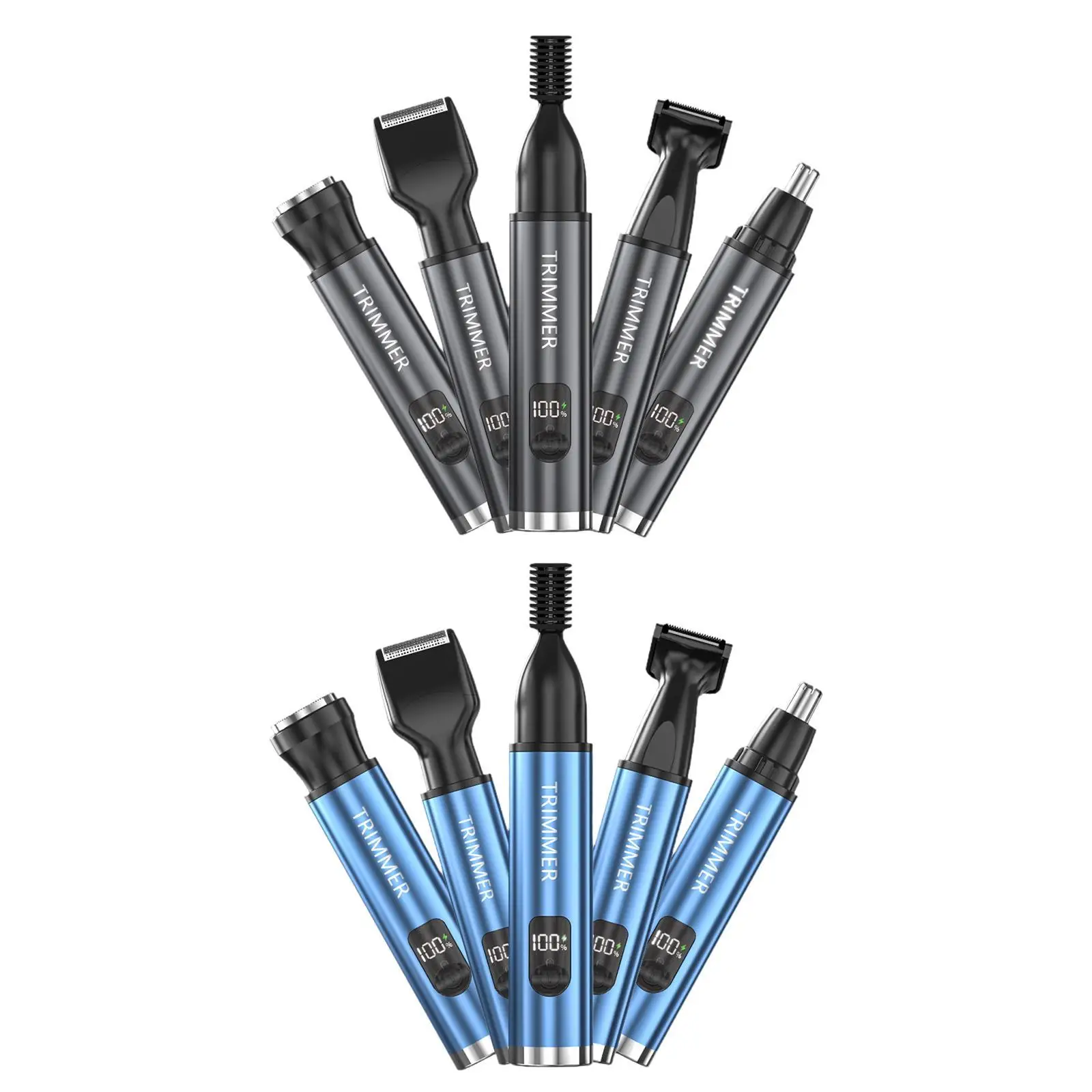 ماكينة تشذيب شعر الأنف، ماكينة تشذيب شعر الأنف الكهربائية القابلة لإعادة الشحن عبر USB للنساء والرجال، ماكينة تشذيب شعر الجسم المقاومة للماء للأذن والأنف