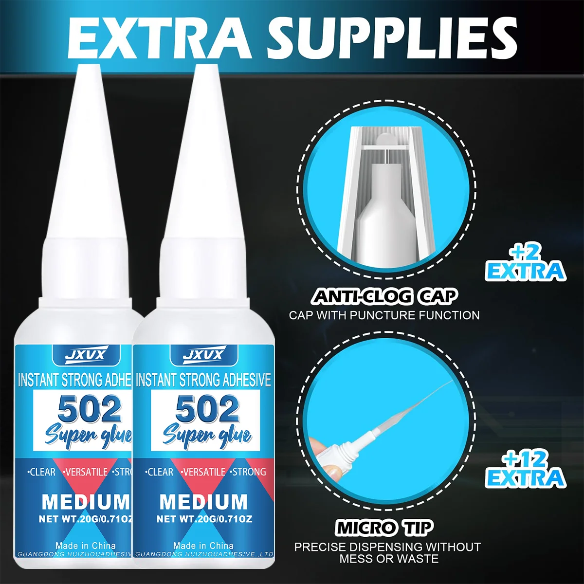 1-5Pcs 502 Super Gl… - image