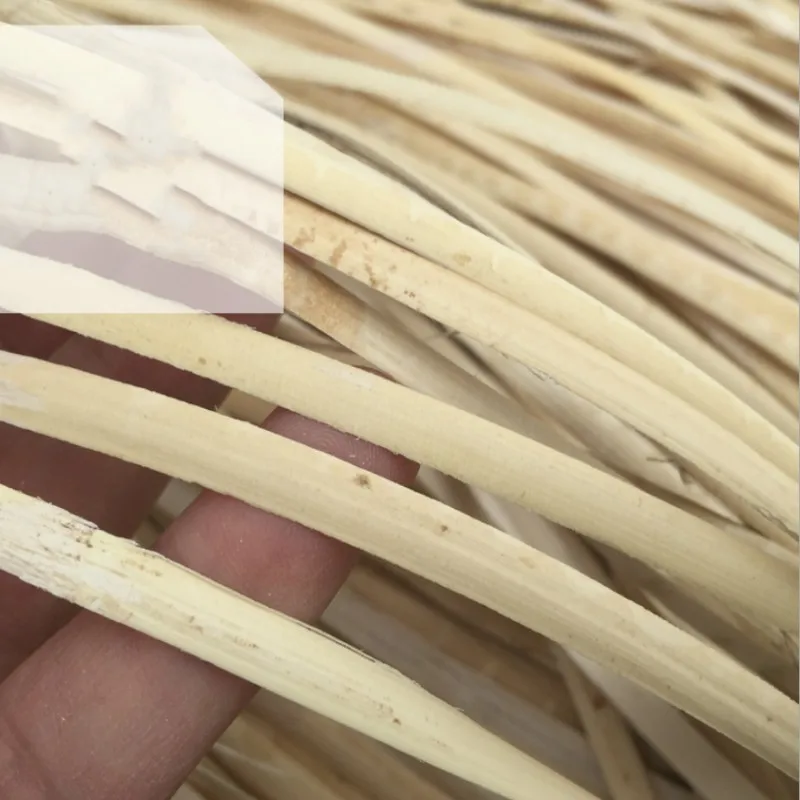 New 500g/pack Indonesian Rattan Skin Width 2mm 6mm 10mm Natural Plant Rattan Peel Handicraft Outdoor Furniture Basket Material