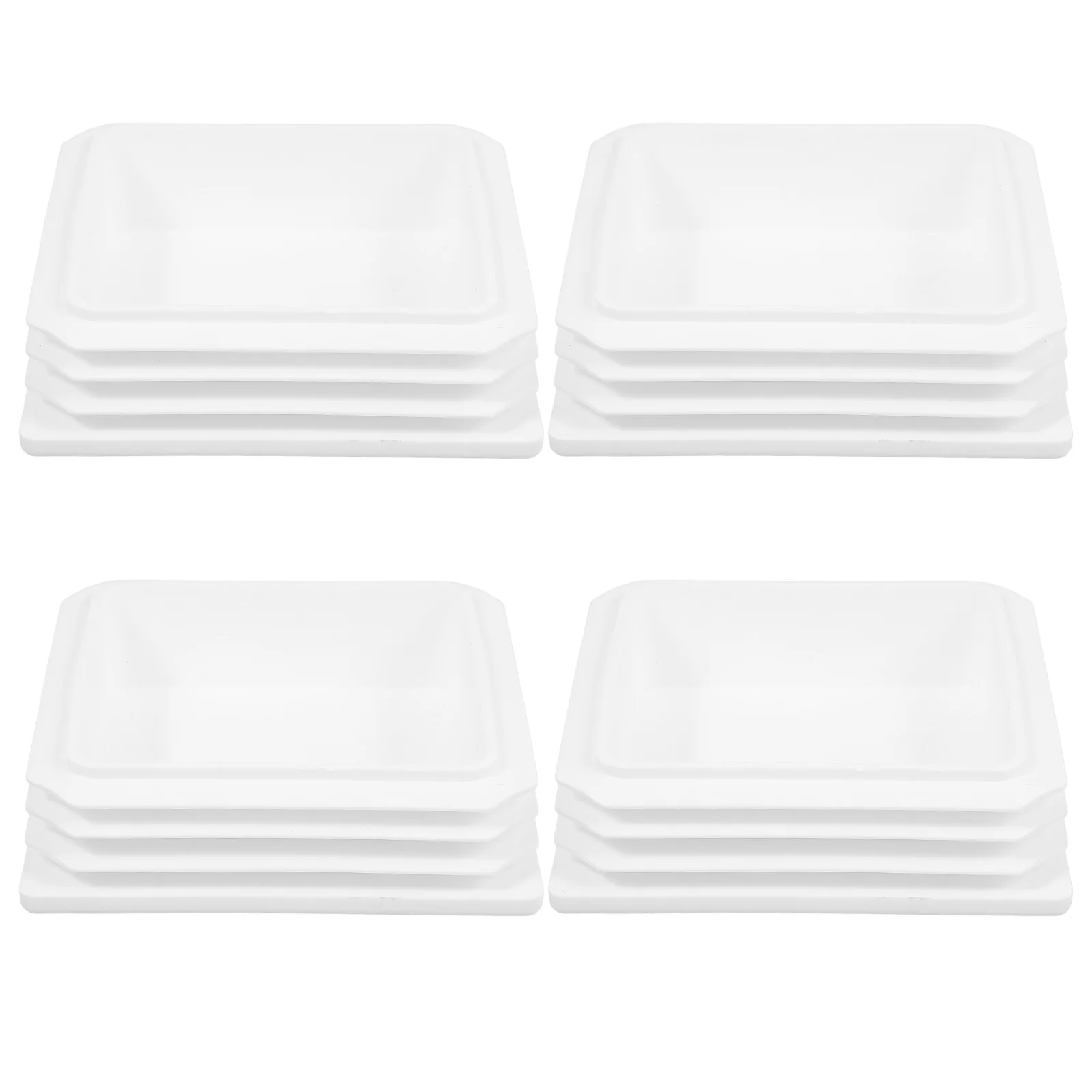 

4 шт. торцевые заглушки 100x100 мм, белые крышки для ограждений, предупреждающая защита для колонны, коридор, пластик, замена АБС-пластика