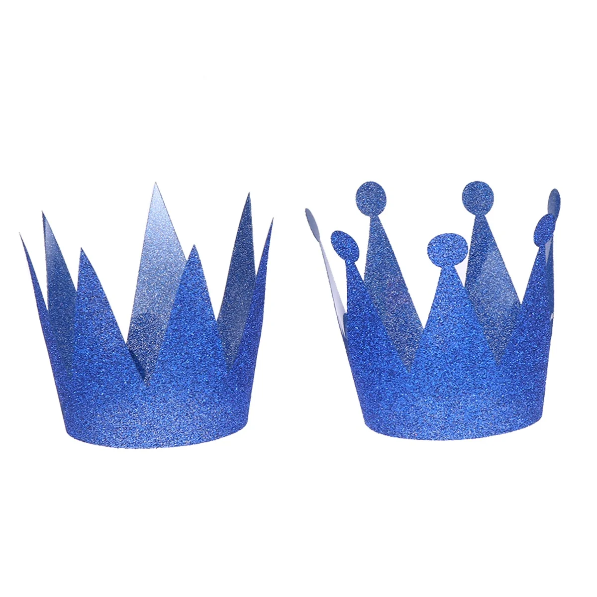 

12 Pcs Birthday Hat Crown Princess Kids Toddler Double Sided Child Glitter Royal Glory Festive Costume Elegant