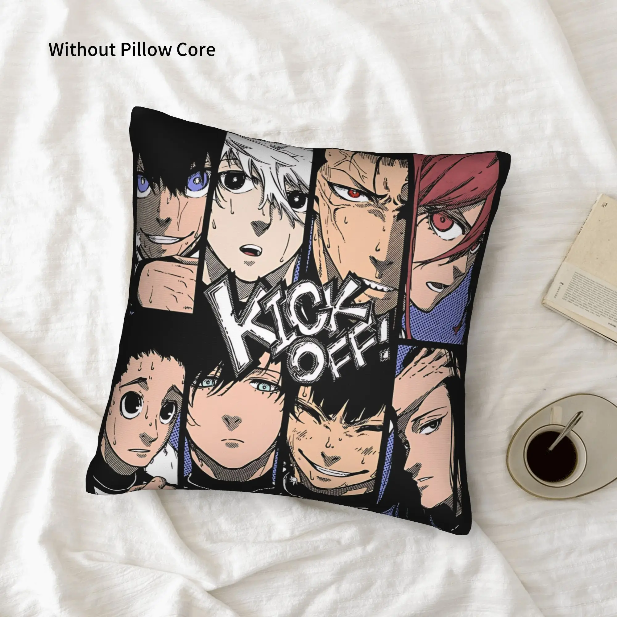 1PC Blue Lock Football Anime Pillow Case Home Decor Items Double-Sided Printing  Sofa Cushion Bedroom Bedside Pillow