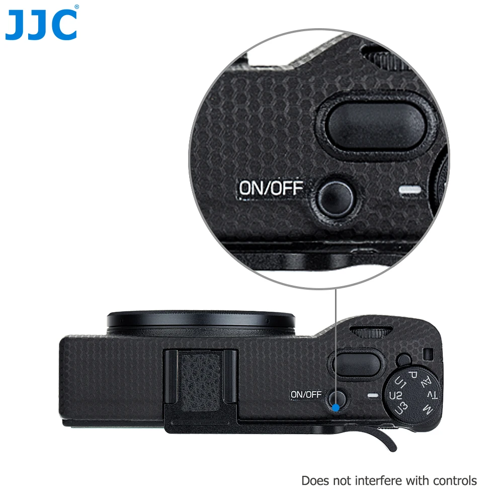 JJC Thumbs-Up-Grip para Ricoh GR III IIIx GR3x GR3 HDF Camera Hand Grip con cubierta de zapata caliente, accesorios para cámaras
