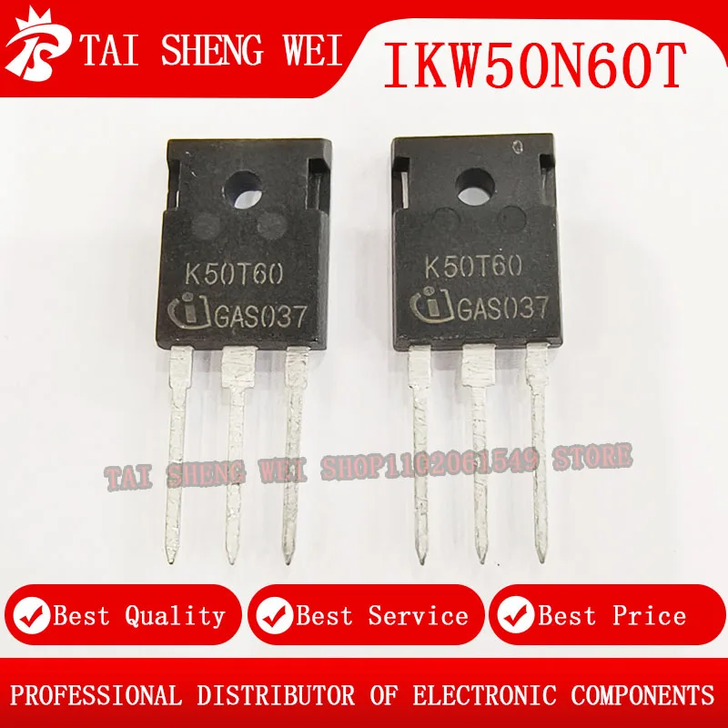 

5 шт. K50T60 IKW50N60T TO-247 50A 60V IGBT TO247 K75H603 IKW75N60H3 75A 600V