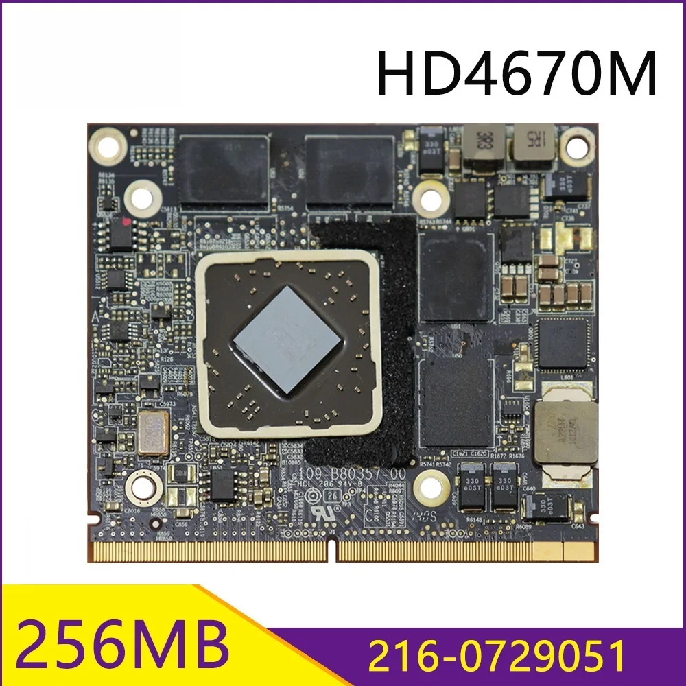 

Новая оригинальная видеокарта Radeon HD4670 HD4670M 256 МБ для iMac 2010 2009 A1312 A1311 109-B80357-00 Видеокарта VGA 216- 0729051