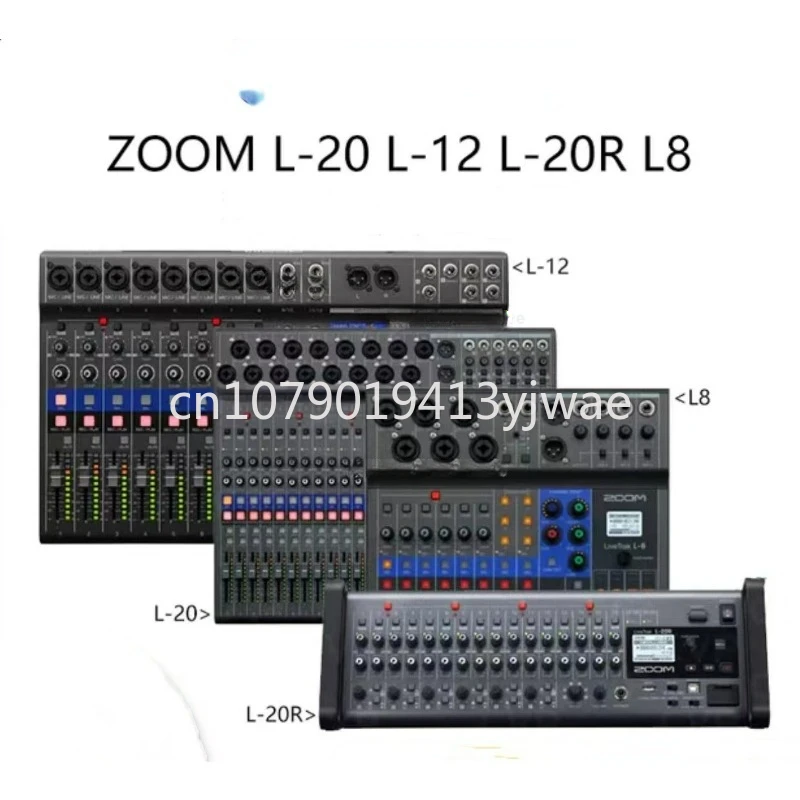 LiveTrak L8 L12 L20 L20R Mixer/Recorder mixer for mix monitor record professional-sounding podcasts and music performance