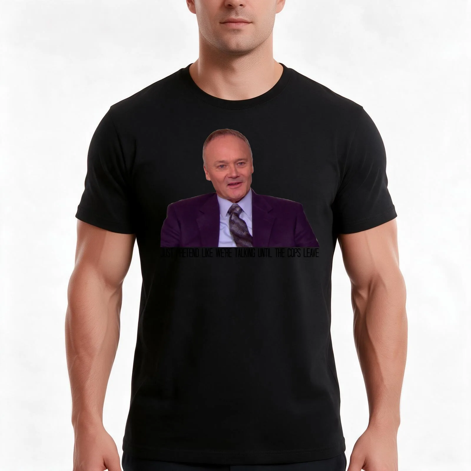 The Only Person Who Ever Stole from Creed Bratton T-Shirt, Summer Casual Cotton Tee, Oversized Streetwear Tops, Unisex Men Women
