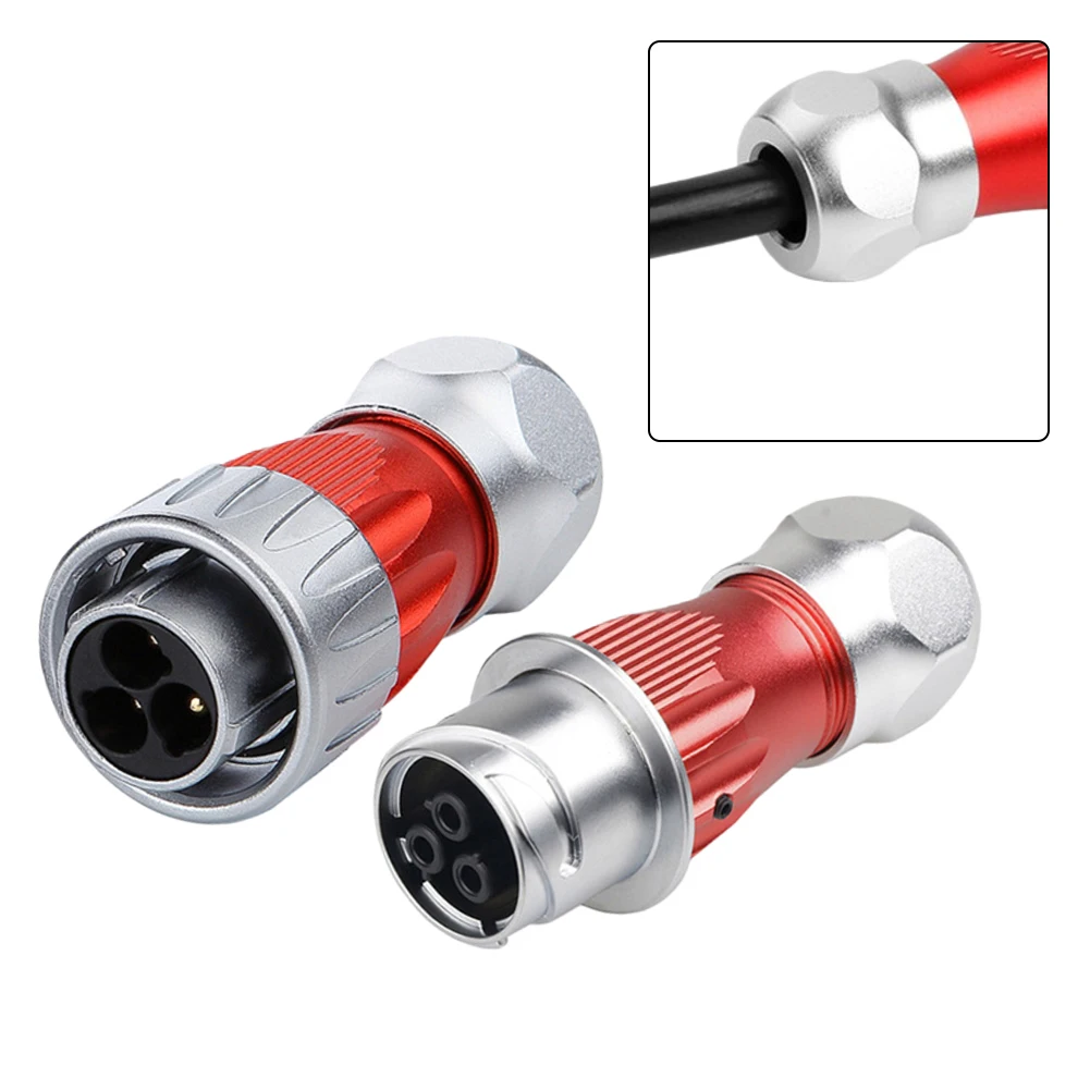 

1/2pcs Waterproof DH24 3-pin Connector For High-power Transmission Signal Transfer Electrical Connections Automated Systems