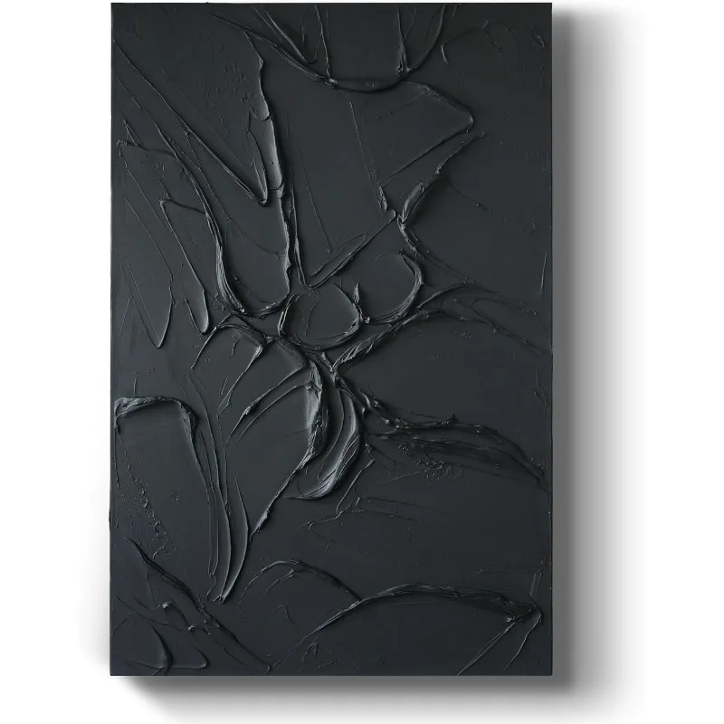 

Minimalist Texture Abstract Painting 30x45 inch Large Artwork for Walls Living Room Vertic
