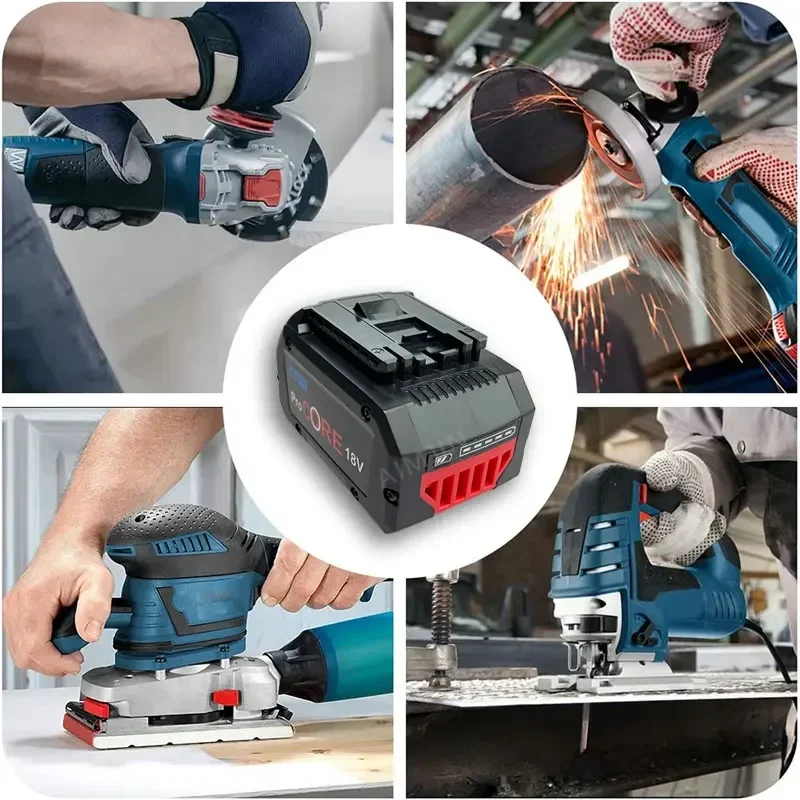 Professional Cordless Tool Battery Compatible For Bosch 18V 8.0AH 10.0AH BAT609 GBA18V80 BAT618 21700 High-Quality Replacement