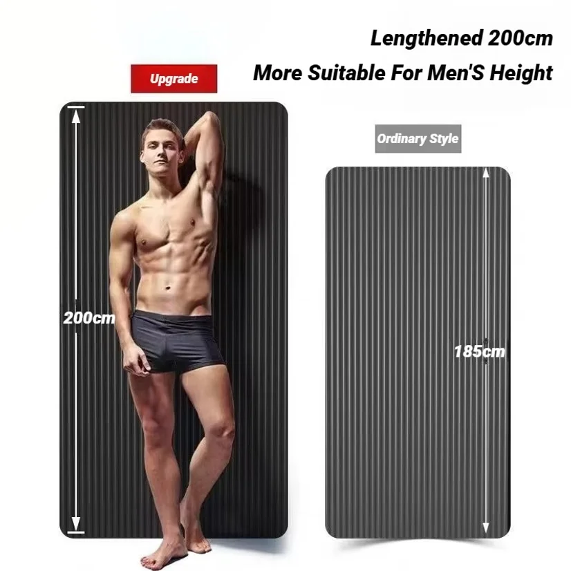 Set Dua Bagian Matras Yoga Nbr - Yoga Fitness Mat ulasan dan harga