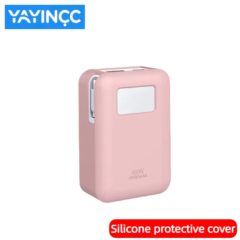 YAYINCC Silicone protective cover For Anker Nano 45W 10000mAh portable power source Shockproof Sleeve Shell,Full Protection
